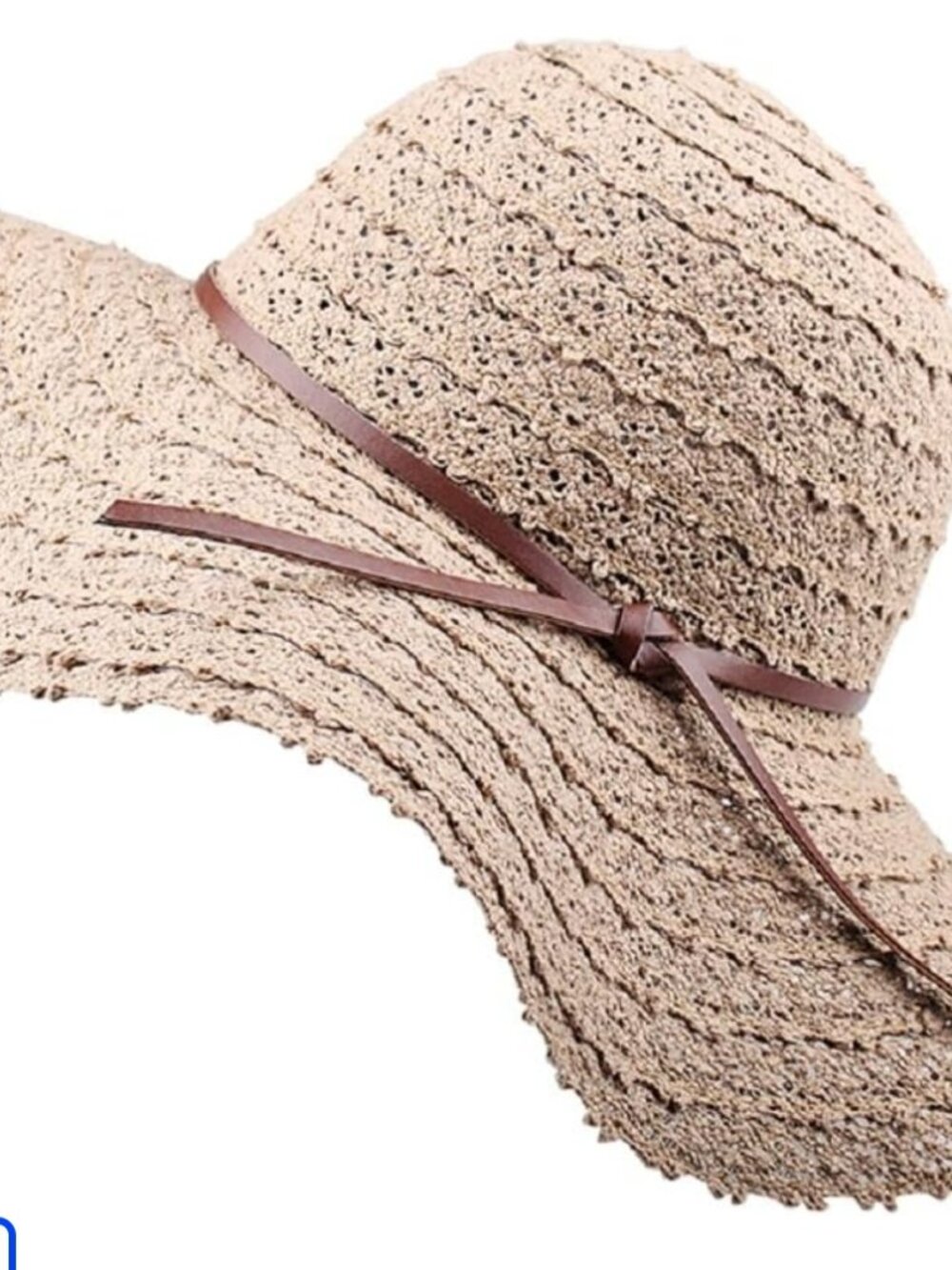 nwot FURTALK Medium Cotton UPF 50+ Foldable Wide-Brim Sun Hat